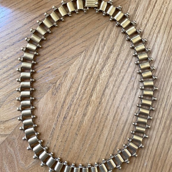 Vintage Gold-Tone '40s Style Necklace - Picture 5 of 5